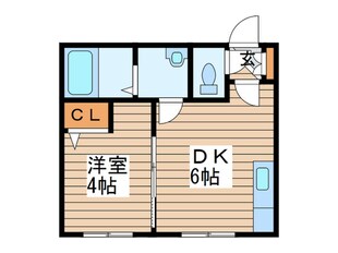 スターグレイス北２３条の物件間取画像